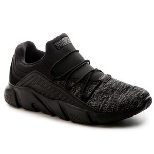 Fila Men's Black and Gray Athletic Shoes